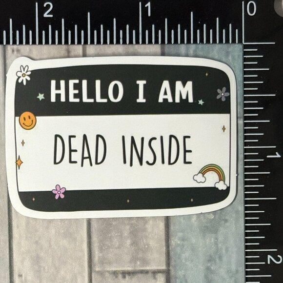 🌀10/$10🌀 Hello I Am … Reusable Waterproof Vinyl Sticker Decal - Picture 1 of 1